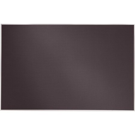 Quartet Bulletin Board, Slim Profile, 48"x31", Gray fabric QRTB4831